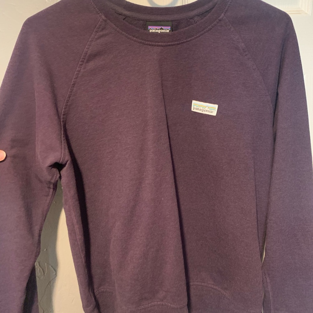 Patagonia Purple Crewneck Sweatshirt